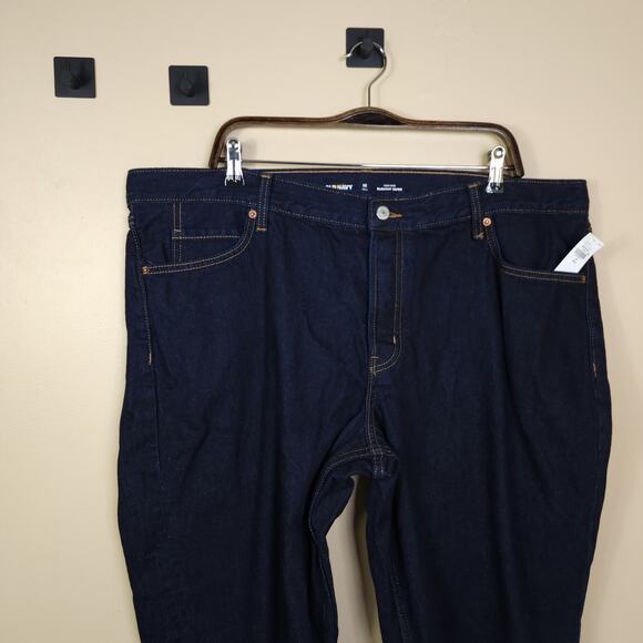 Old Navy Mid-Rise Button-Fly Slouchy Taper Black Cropped Jeans Size 18T - Picture 2 of 11